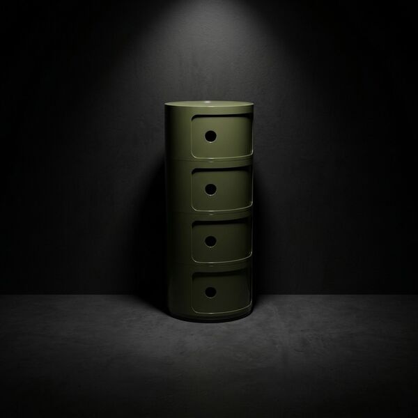 Kartell Componibili 4Drawers 3D model — product view