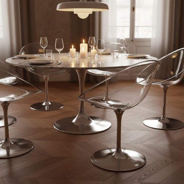 Kartell Eros Chair 3D model — styled interior scene