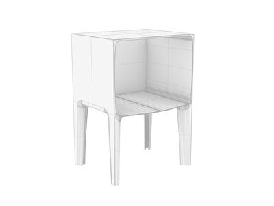 Kartell Small Ghost Buster Side Table Rhino3DMShaded.jpg