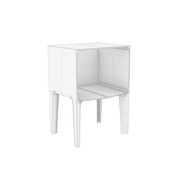 Kartell Small Ghost Buster Side Table Rhino3DMShaded.jpg