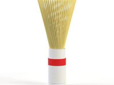 Spaghetti Container White Pasta 01 3D Model