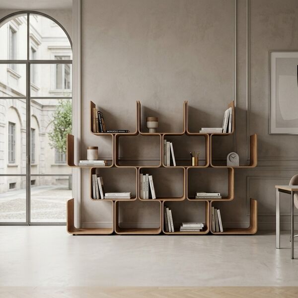 Magis Elysée Bookcase 3D model — styled interior scene