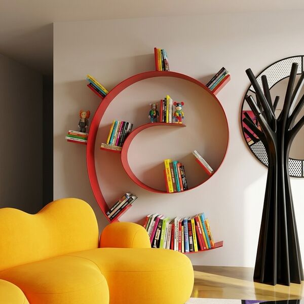 Kartell Bookworm 8005 3D model — styled interior scene