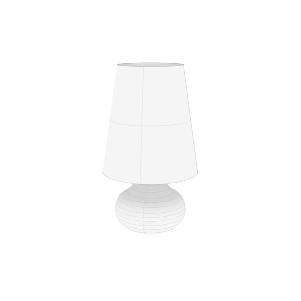 Kartell Cindy 3D model — clay shaded view