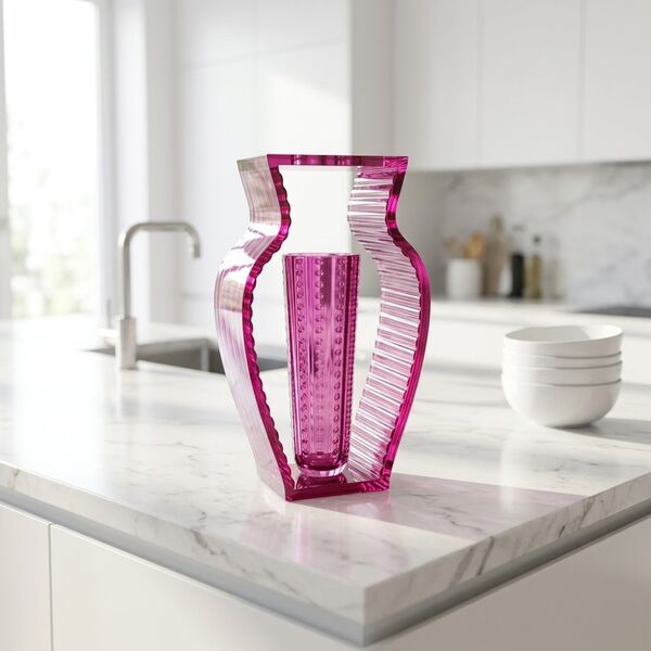 Kartell I Shine Vase 3D model — styled interior scene