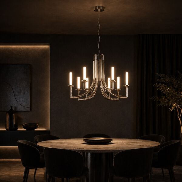 Khan Chandelier 3D Model restaurant-bar interior