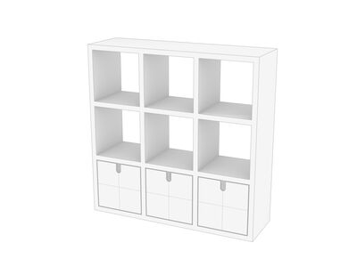 Kartell Polvara 4768 Bookcase Rhino3DMShaded.jpg