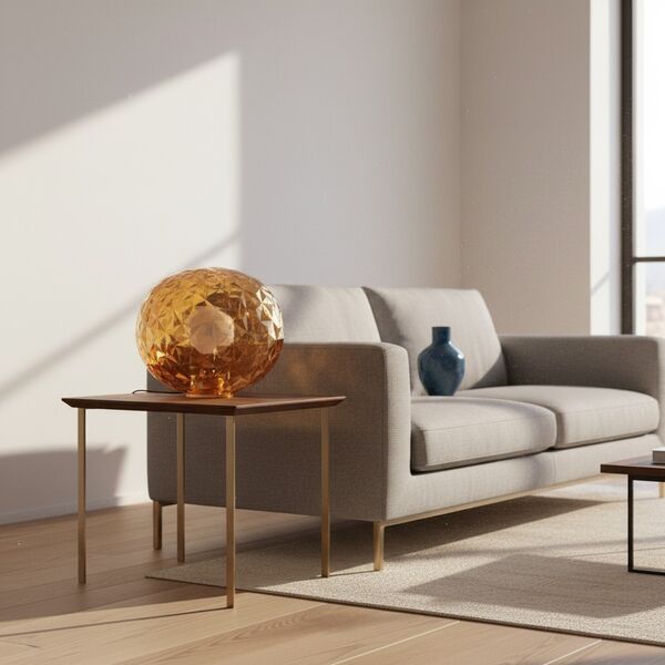 Kartell Planet Table Low 3D model — styled interior scene