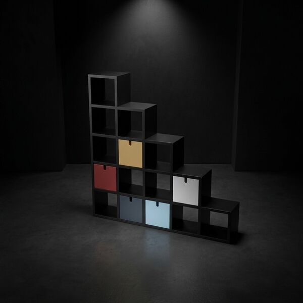 Kartell Polvara 4767 Bookcase 3D model — product view