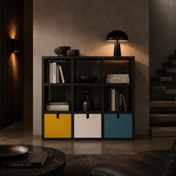 Kartell Polvara 4768 Bookcase 3D model — styled interior scene
