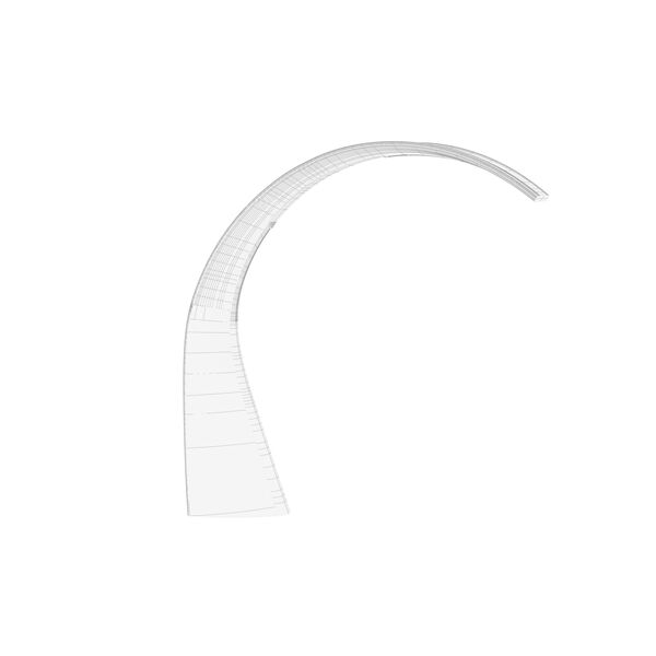 Kartell Taj Mini 3D model — clay shaded view