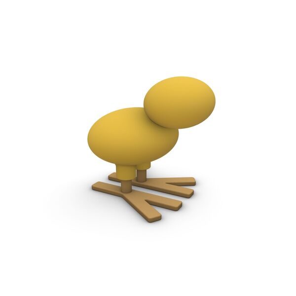 Magis Happy Bird 3D model — studio render