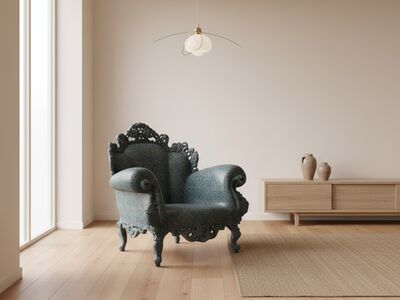 Magis Proust Armchair by Alessandro Mendini — contemporary warm minimal interior 3D model