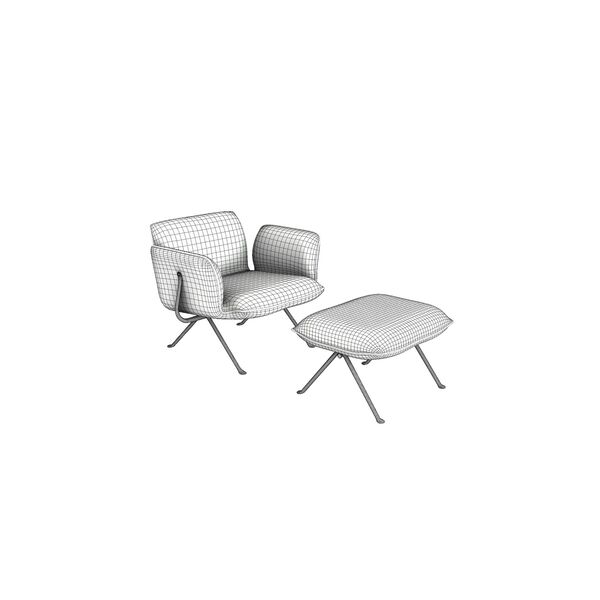 Officina Armchair 3D Model