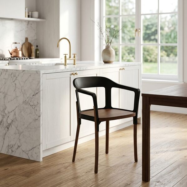 Magis Steelwood Chair 3D model — styled interior scene
