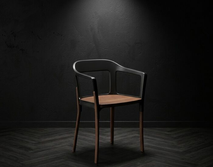 Steelwood Chair 3D Model