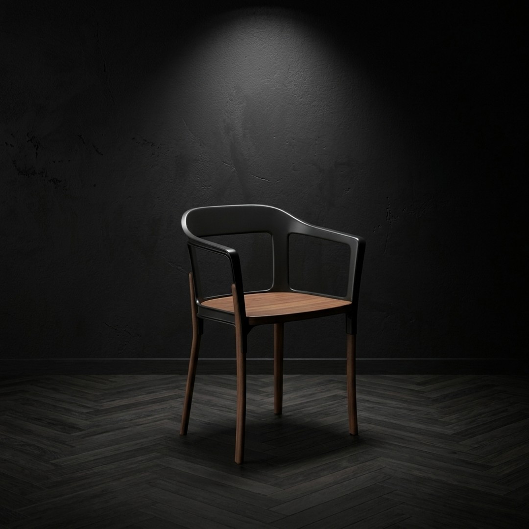 Steelwood Chair 3D Model