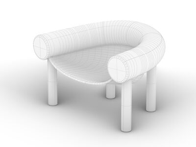 Magis Sam Son Chair Rhino3DMShaded