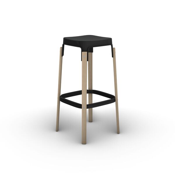 Magis Steelwood Stool RhinoRender