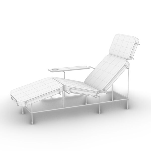 Magis Traffic Chaise Longue 3D model — studio render