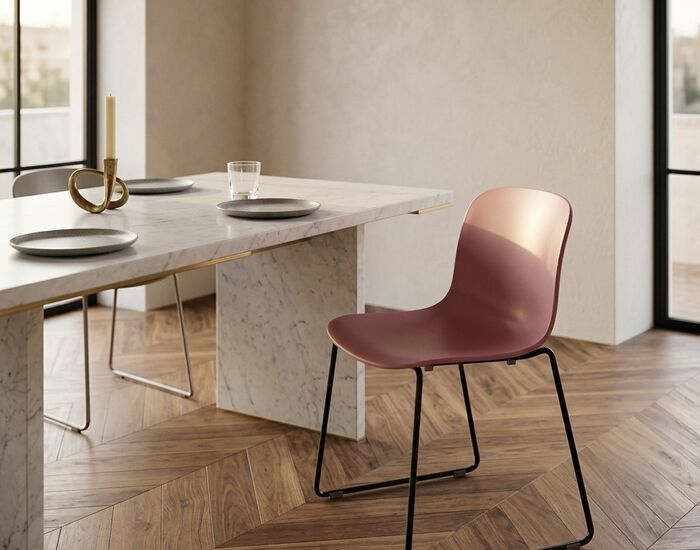 Troy Chair on Sledge 3D Model