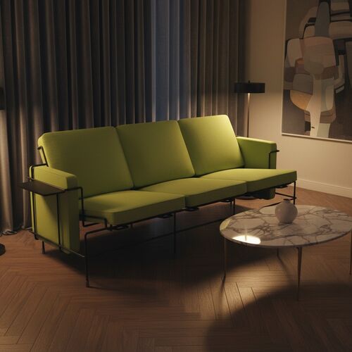 Traffic Sofa 3 Seats 3D Model