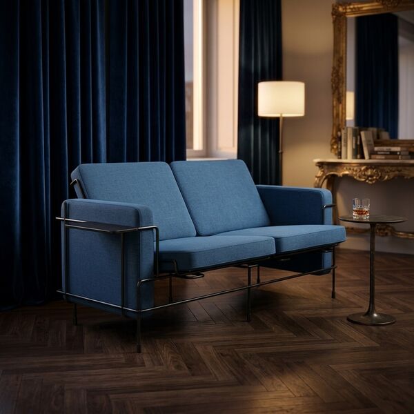Traffic Sofa 2 Seats 3D Model