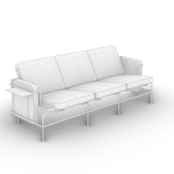 Magis Traffic Sofa 3Seats Rhino3DMShaded