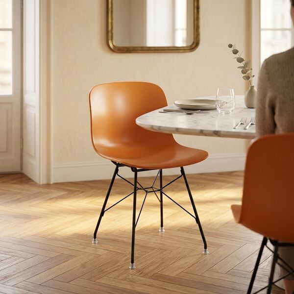 Magis Troy Chair Wireframe 3D Model Italian-Dining-Room 3D Model