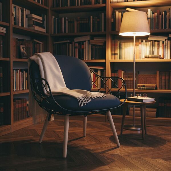 Magis Pina Low Chair 3D model — styled interior scene
