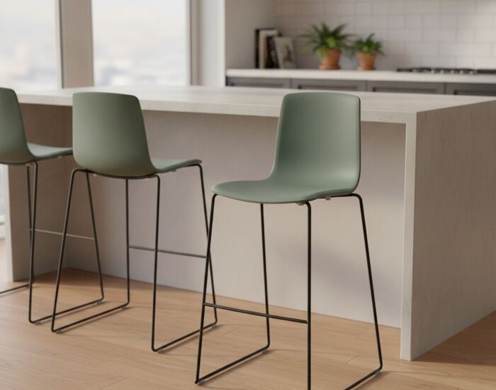 Shell Bar Stool 01 3D Model