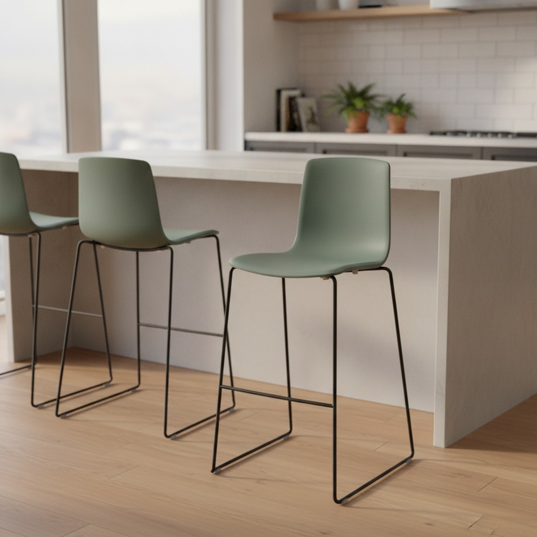 Shell Bar Stool 01 3D Model