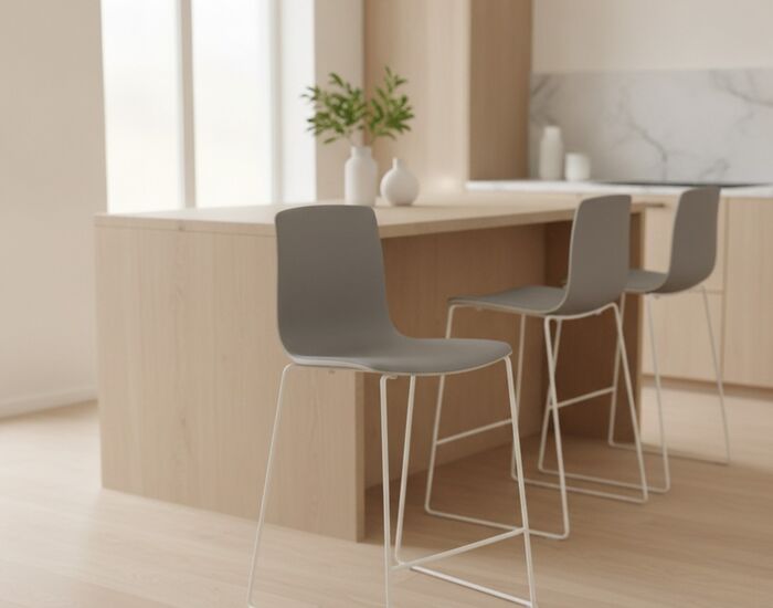 Shell Counter Stool 01 3D Model