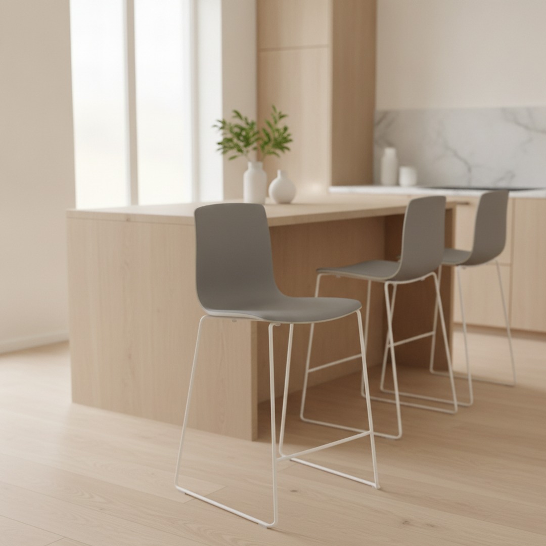 Shell Counter Stool 01 3D Model