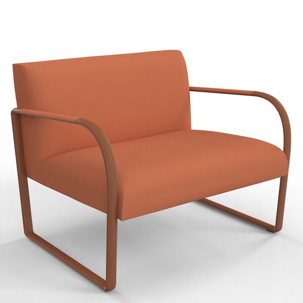 Upholstered Armchair 01 3D model render view