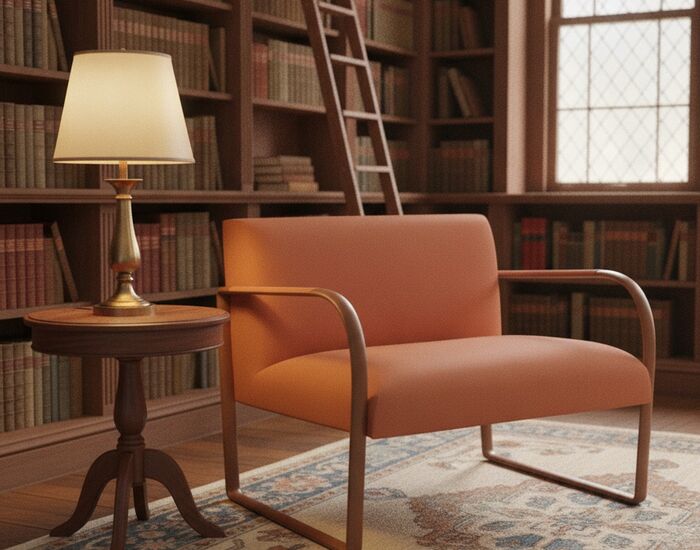 Upholstered Armchair 01 3D Model