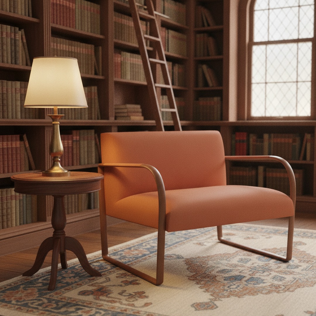 Upholstered Armchair 01 3D Model