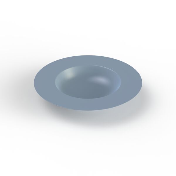 Ceramic Blue Plate 01 3D Model