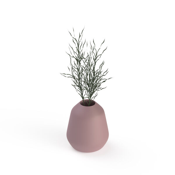 Ceramic Round And Plant Pot 06 3D Model