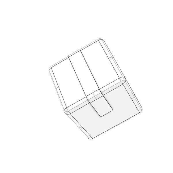 3D Cartoon Series Packaging Site Icon 3D Model - shaded view, clean NURBS geometry for Rhino
