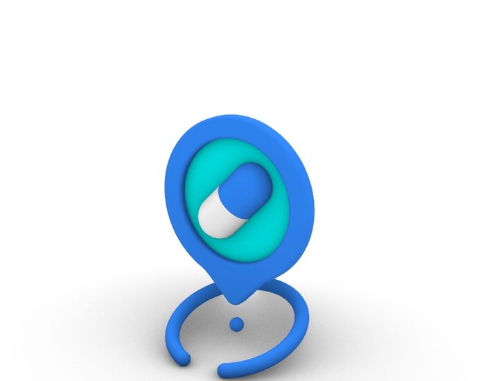 3D Cartoon Series Customer Icon 3D Model