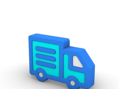 ICON 3D Cartoon Series Transportation rv