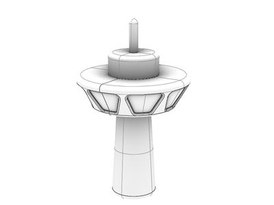 ICON 3D Cartoon Series Control Tower sv