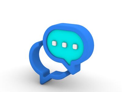 ICON 3D Cartoon Series Collaboration and Communication rv