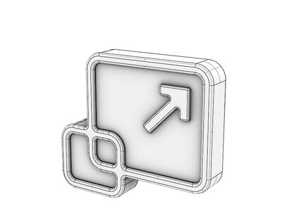 ICON 3D Cartoon Series Customization and Scalability sv