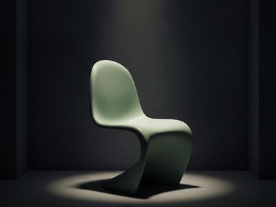 Vitra Panton Chair 3d Model Dark Luxury Interior