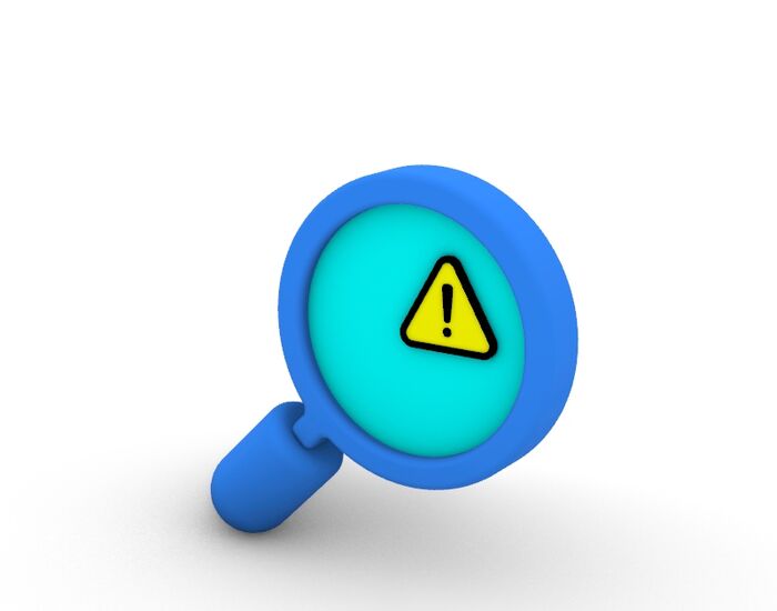 3D Cartoon Series Exception Management Icon 3D Model