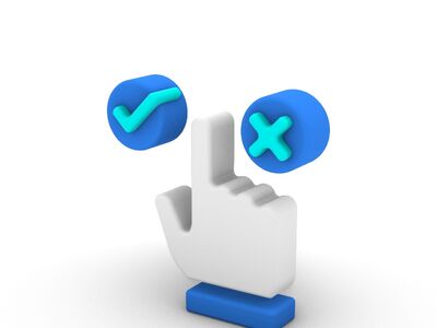ICON 3D Cartoon Series Human Decision Making rv