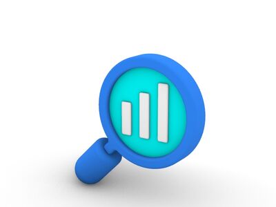 ICON 3D Cartoon Series Predictive Analytics & Decision Support rv