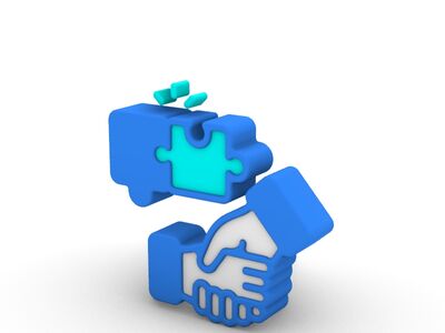 ICON 3D Cartoon Series Supplier Relationship Management rv